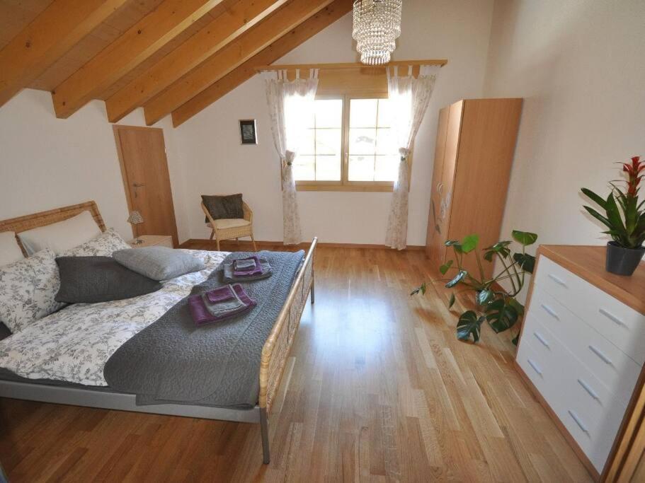 Charming Penthouse Apartment Лаутербрунен Екстериор снимка